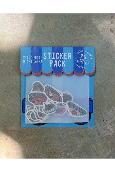 Sticker Pack - Street Food in Sri Lanka